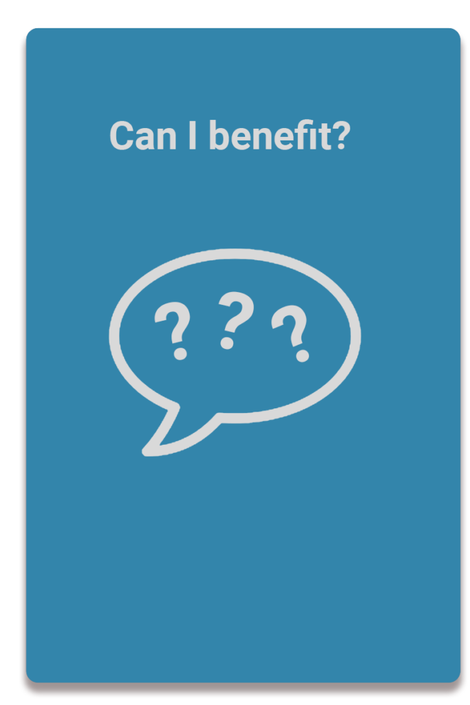 Can I benefit?