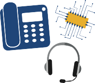 Office desk phone, data circuit and headset -- just some of the telecom/IT inventory to track and manage expenses with TEM